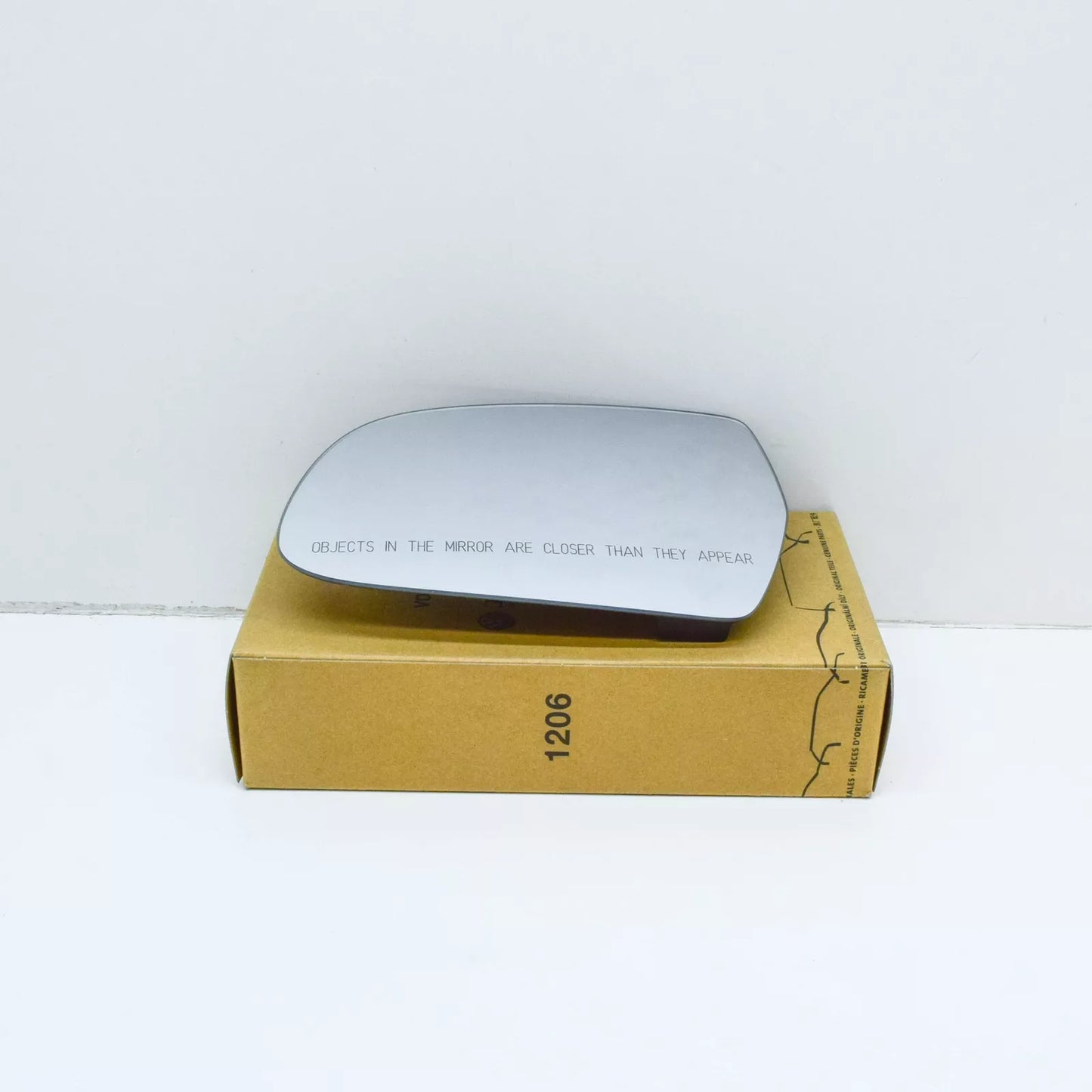 NEW AUDI A4 AVANT B8 FRONT LEFT DOOR MIRROR GLASS 8K0857535G ORIGINAL