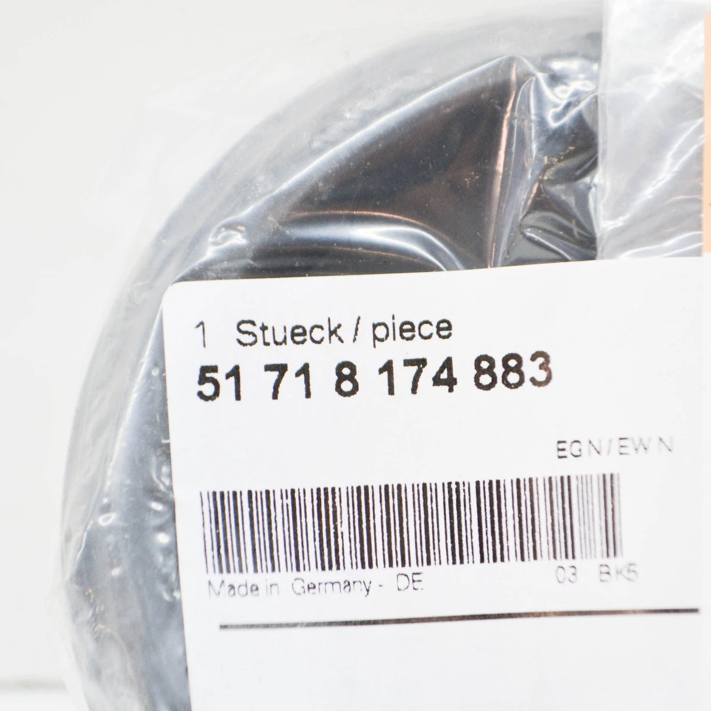 NEW BMW 5 E39 FILLER TUBE GASKET 51718174883 8174883 ORIGINAL