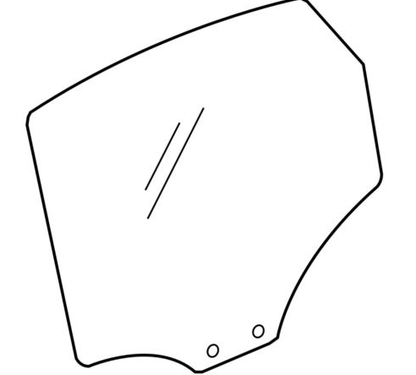 new audi a4 b8 saloon rear right door window glass 8k9845206e 2014 original