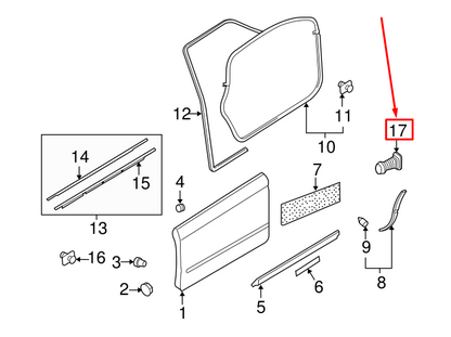 new audi a4 avant b7 rear door jamb switch 8e0959845b original