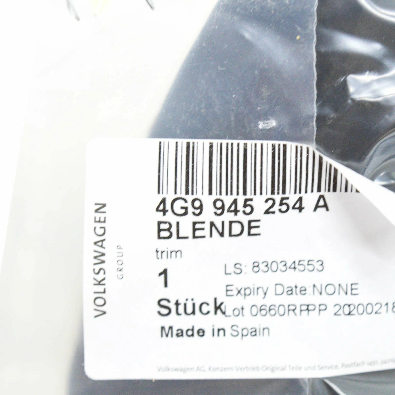 NEW AUDI A6 AVANT C7 REAR RIGHT TAIL LIGHT TRIM 4G9945254A