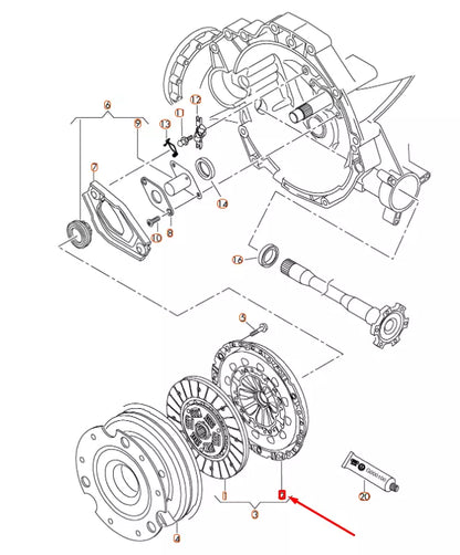 NEW AUDI A4 B8 CLUTCH PRESSURE PLATE 0B2141117A