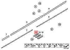 NEW BMW E39 SEDAN M EXTERIOR TRIM MOULDING EMBLEM BADGE 2695679 51132695679