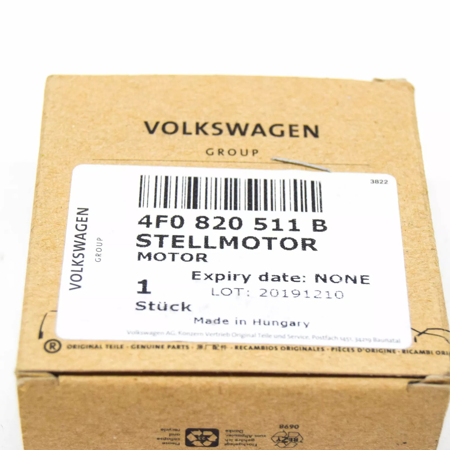 NEW AUDI A6 4F C6 CENTRE RIGHT HEATER CONTROL SERVOMOTOR 4F0820511B ORIGINAL