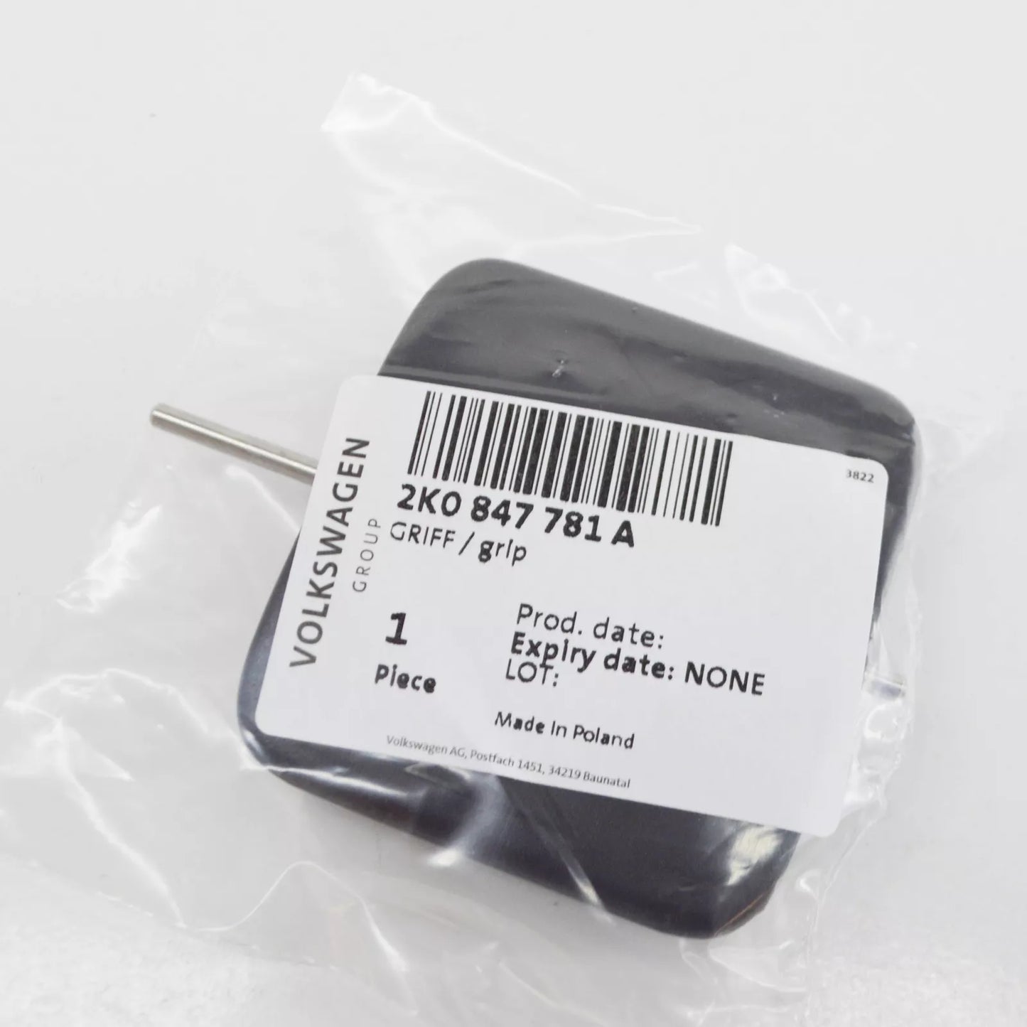 NEW VW CADDY FURGON SAA REAR LEFT WINDOW RELEASE LEVER 2K0847781A ORIGINAL