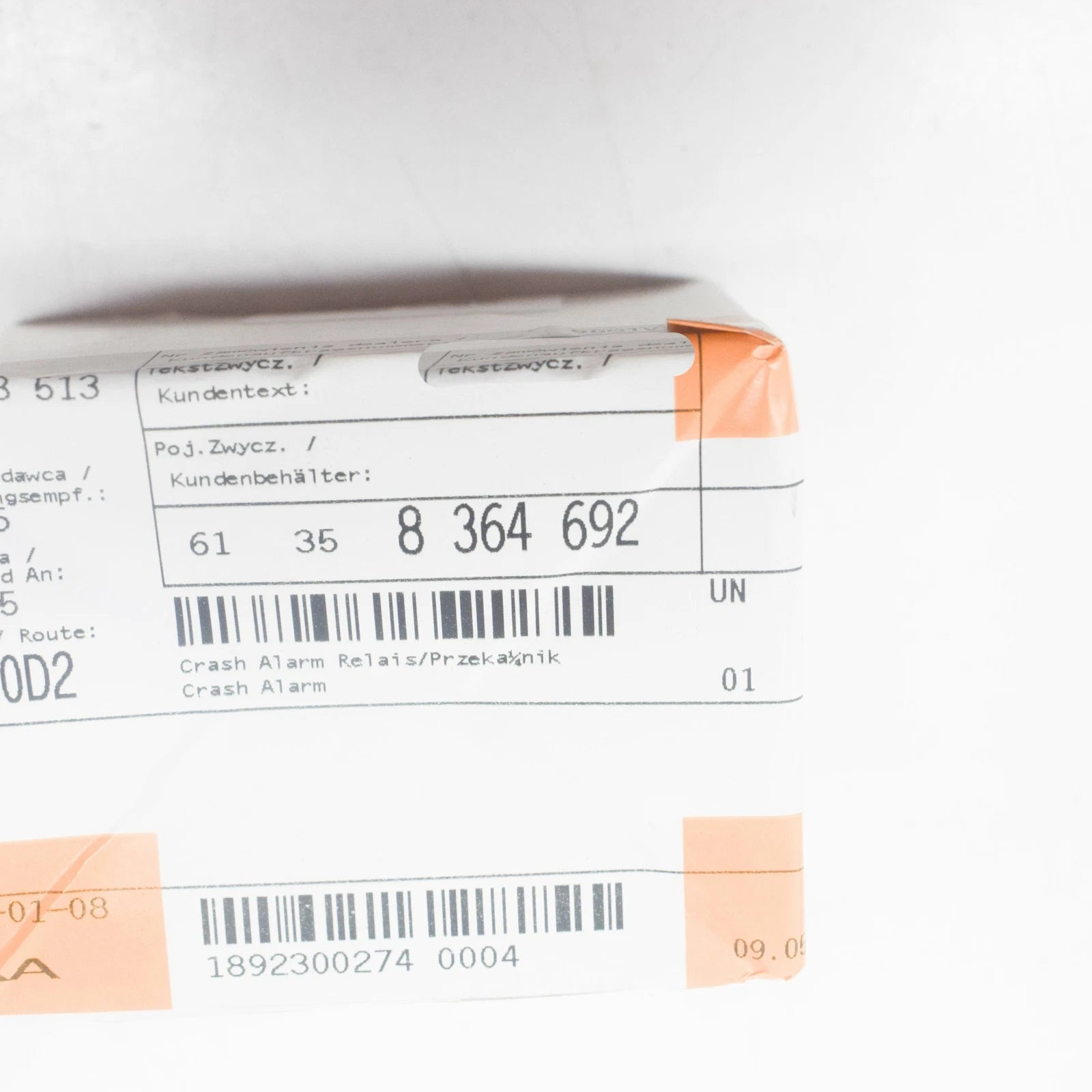 NEW BMW 3 COMPACT E36 CRASH ALARM RELAY 8364692 61358364692 ORIGINAL