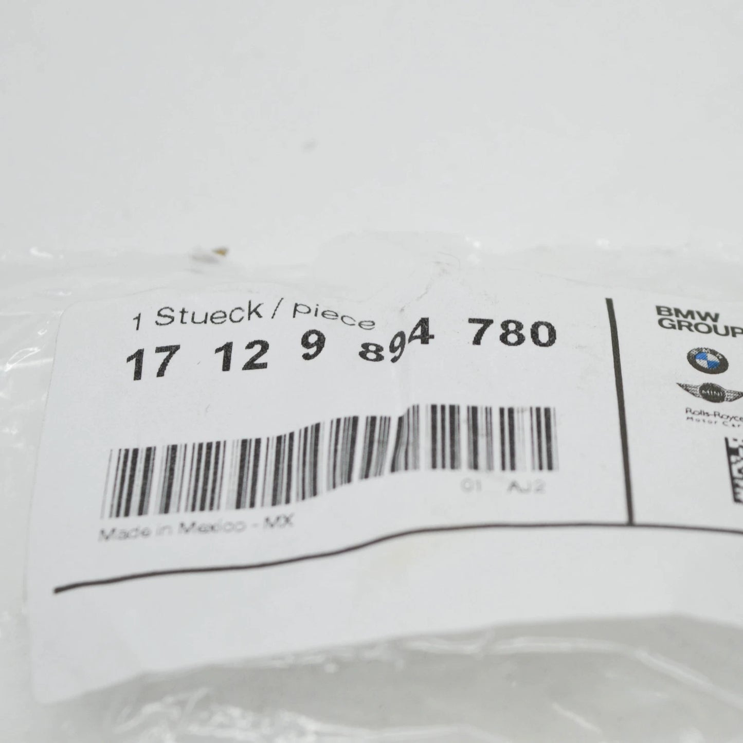 NEW BMW X6G06 ELECTRIC WATER PUMP HOSE 9894780 17129894780 ORIGINAL