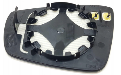 NEW VOLKSWAGEN UP FRONT RIGHT DOOR MIRROR CONVEX GLASS LHD 6R0857522F ORIGINAL