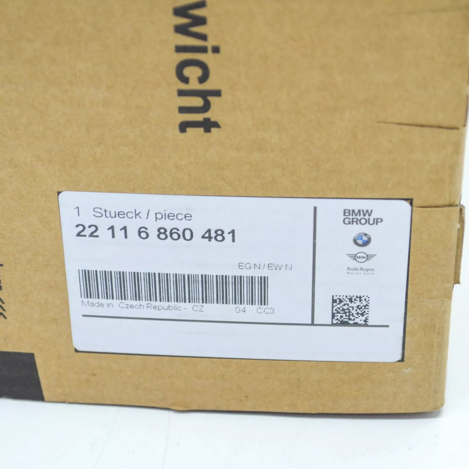 NEW BMW 7 G11 G12 LEFT SIDE ENGINE MOUNT 6860481 22116860481 ORIGINAL