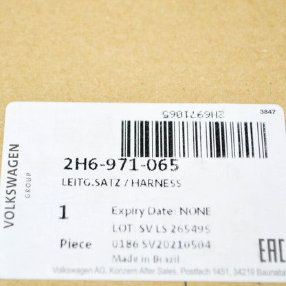 NEW VW AMAROK FRONT BUMPER PDC WIRING HARNESS LOOM 2H6971065 2017 ORIGINAL