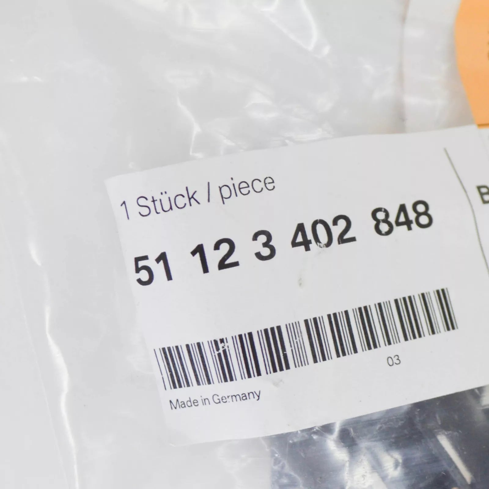 NEW BMW X3 E83 REAR CENTRE RIGHT PDC CONVERTER MOUNT 51123402848 ORIGINAL