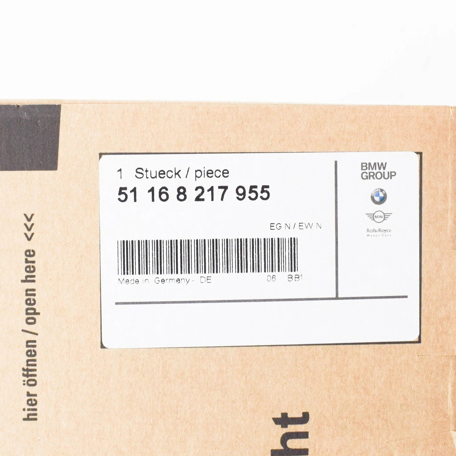 NEW BMW M3 E46 CUP HOLDER BEIGE 51168217955 8217955 ORIGINAL