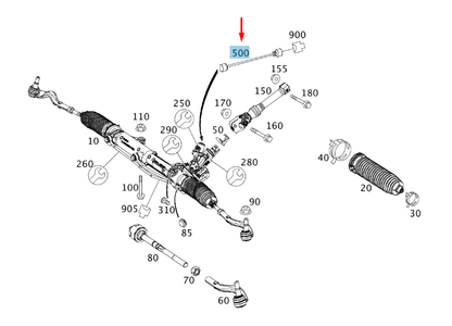 NEW MB E W212 STEERING SPEED SENSITIVE WIRING HARNESS RHD A2125405433 ORIGINAL