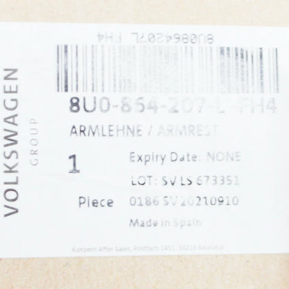 NEW AUDI Q3 8U FRONT CENTER CONSOLE ARM REST 8U0864207LFH4