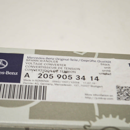 NEW MERCEDES-BENZ E W213 VOLTAGE CONVERTER A2059053414 ORIGINAL