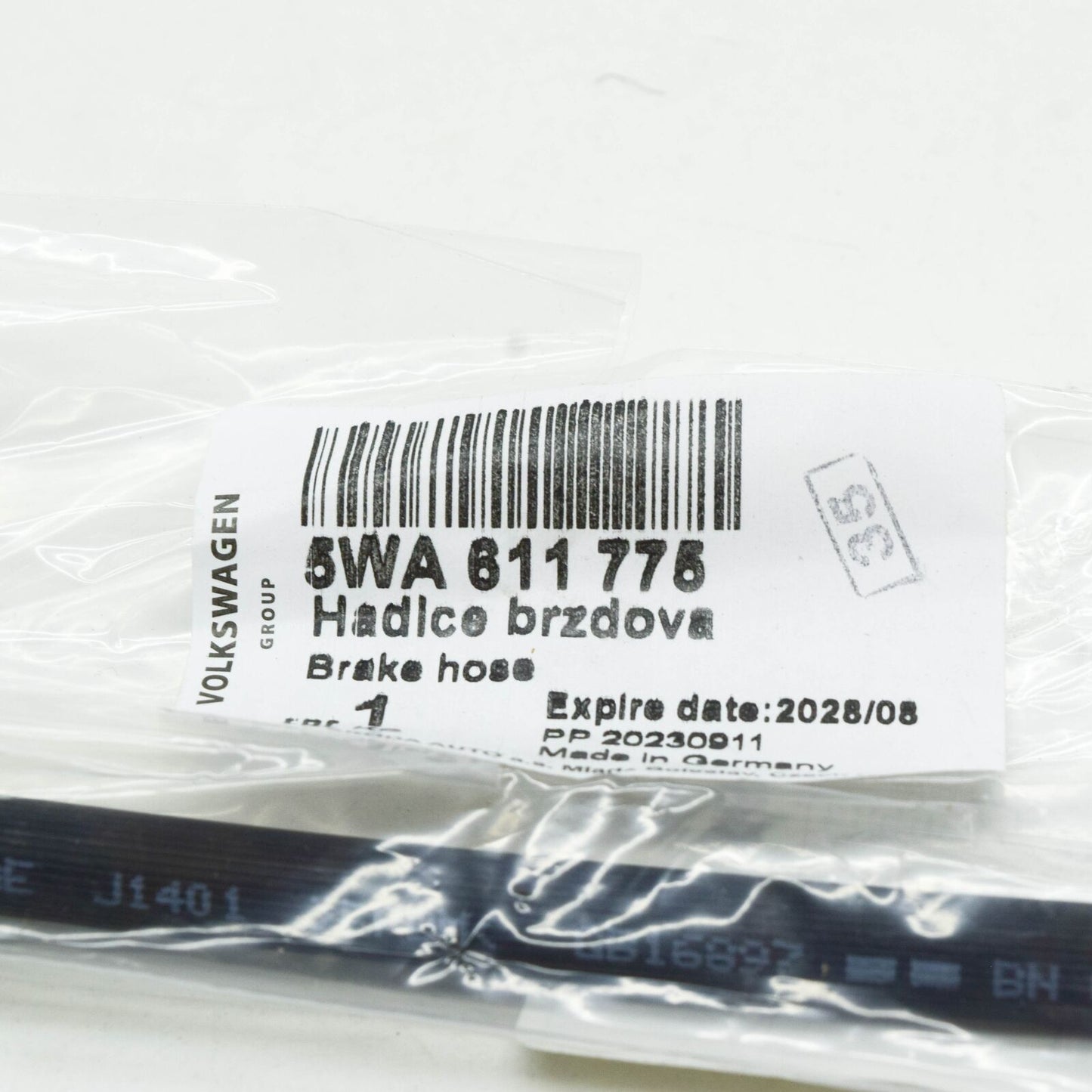 NEW AUDI A3 SPORTBACK 8V REAR BRAKE HOSE 5WA611775 ORIGINAL