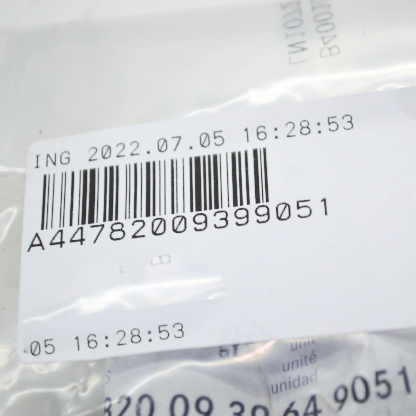 NEW MB VITO W447 INNER B-PILLAR LAMP UNIT TRIM BEZEL A44782009399051 ORIGINAL