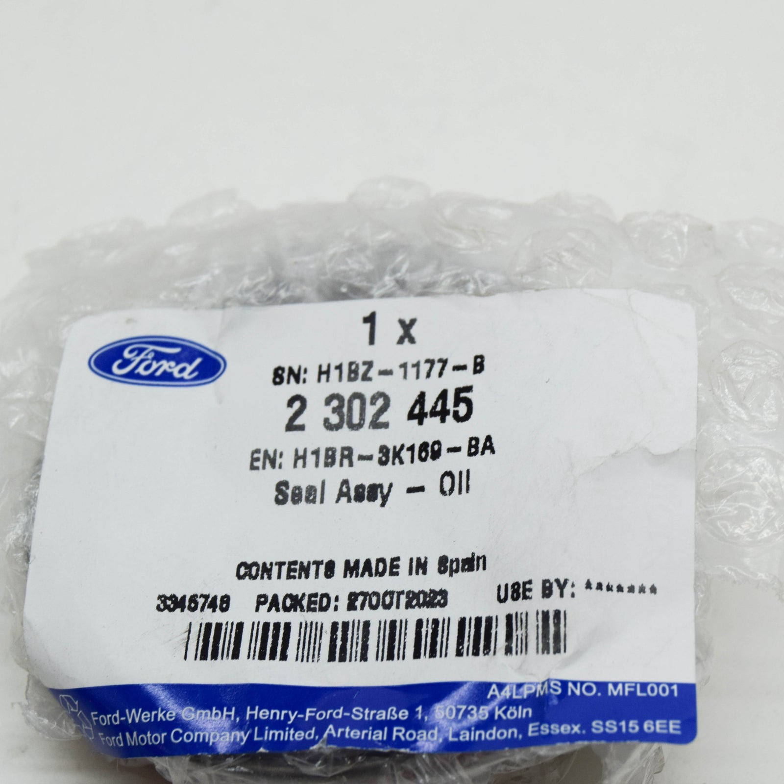 new ford fiesta mk7 transmission oil seal assy 2302445 h1br-3k169-ba original