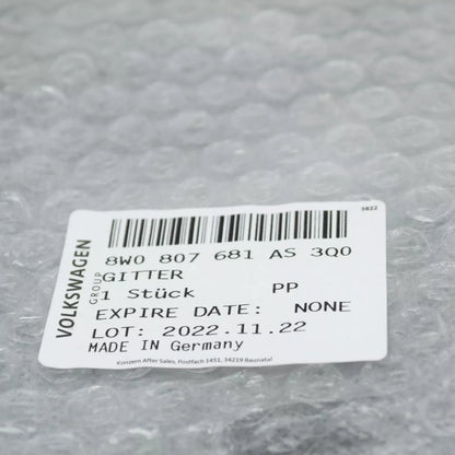 NEW AUDI RS5 8W6 FRONT BUMPER LEFT GRILLE CARBON 8W0807681AS3Q0 ORIGINAL