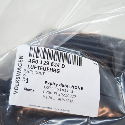 NEW AUDI A6 C6 RIGHT AIR INTAKE DUCT 4G0129624D