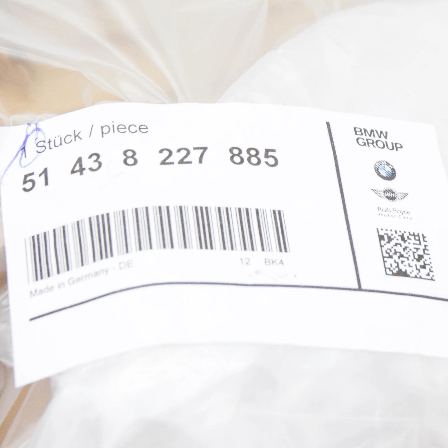 NEW BMW 3 E46 FRONT LEFT DEAD PEDAL 51438227885 8227885 ORIGINAL