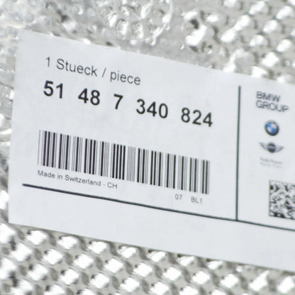 NEW BMW 5 G30 REAR HEAT PROTECTION SPLASH SHIELD 51487340824 ORIGINAL