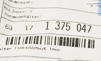 NEW BMW 6 E24 FOG LIGHT SIDE BRACKETS LR 63171375047 63171375048 ORIGINAL