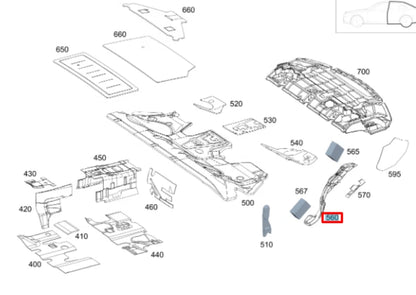 NEW MERCEDES-BENZ E W213 REAR RIGHT WHEEL DAMPERING A2136828001 ORIGINAL