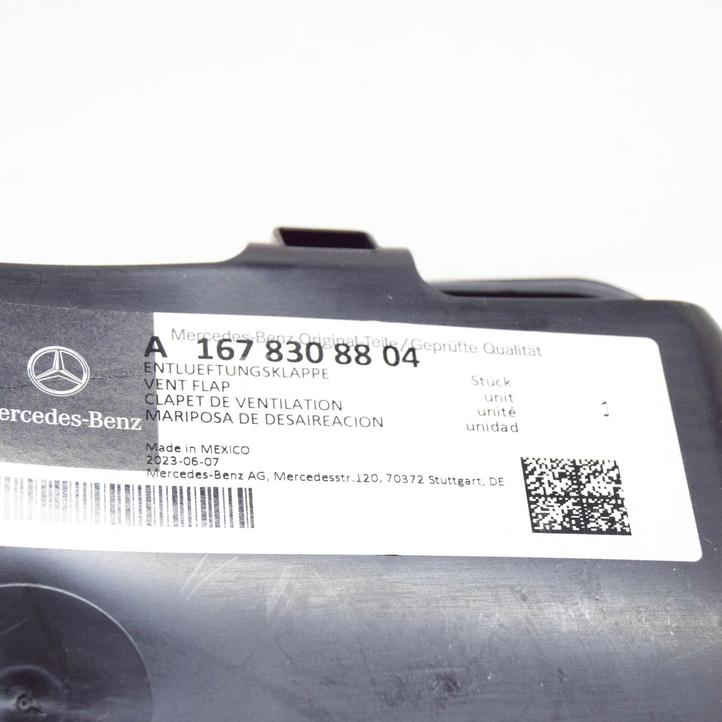 new mercedes-benz gle w167 rear fender right vent flap a1678308804 original