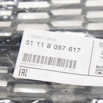 NEW BMW M5 F10 FRONT BUMPER M LEFT OPEN GRILLE M 51118057617 ORIGINAL