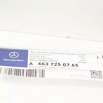 NEW MERCEDES-BENZ G W463 FRONT DOOR WINDOW SEALING RAIL A4637250765