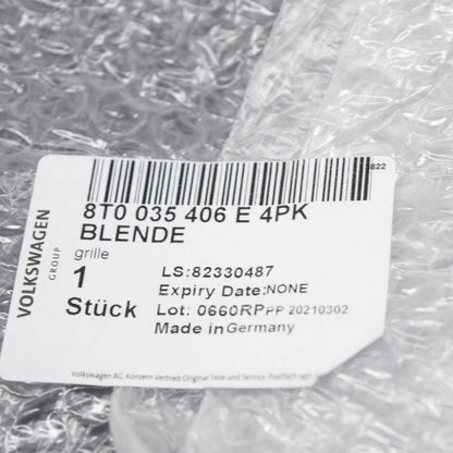 NEW AUDI A5 COUPE 8T3 REAR SHELF RIGHT SPEAKER TRIM COVER 8T0035406E4PK ORIGINAL