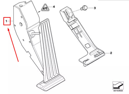 NEW BMW 7 E38 ACCELERATOR PEDAL 35426786281 6786281 ORIGINAL