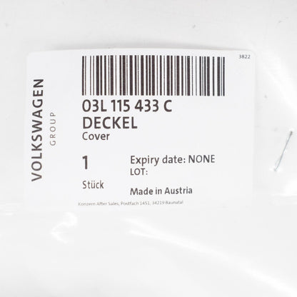NEW VOLKSWAGEN AMAROK 2H OIL FILTER HOUSING COVER 03L115433C ORIGINAL