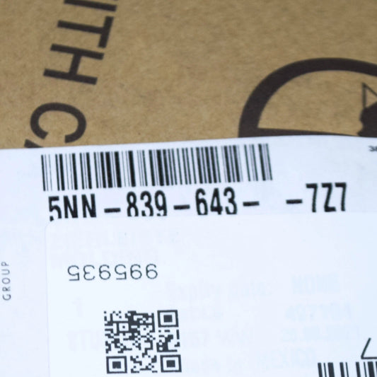 NEW VW TIGUAN AD REAR LEFT DOOR WINDOW REVEAL UPPER MOLDING 5NN8396437Z7