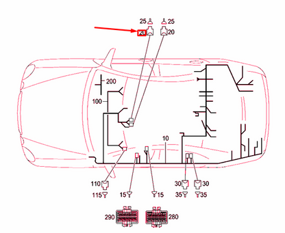 NEW MB E W211 UCI ELECTRICAL WIRING HARNESS LHD A2118203413 ORIGINAL