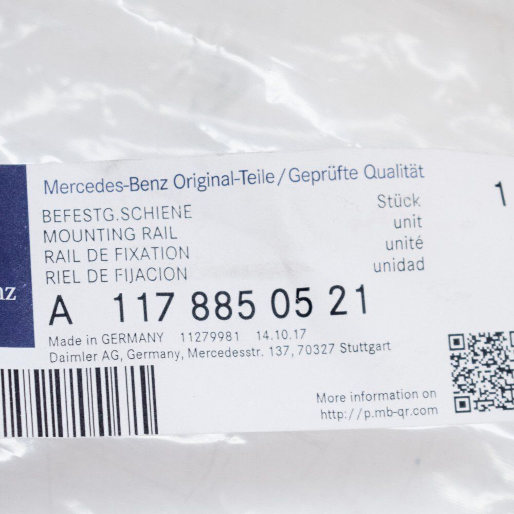 NEW MB CLA COUPE C117 FRONT BUMPER LEFT BRACKET A1178850521 ORIGINAL