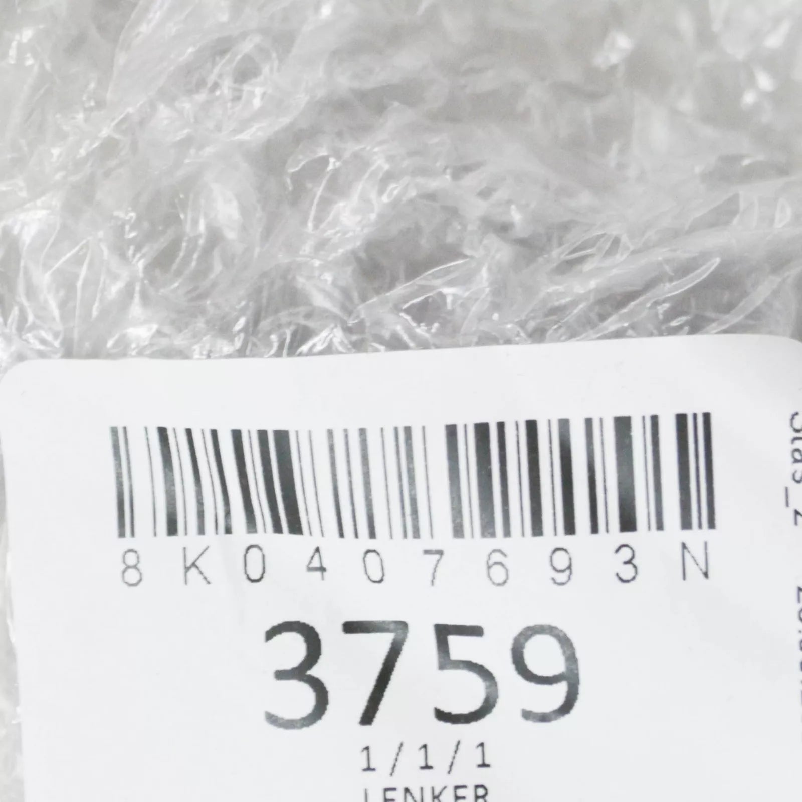 NEW AUDI A4 B8 FRONT LEFT LOWER CONTROL ARM 8K0407693N ORIGINAL