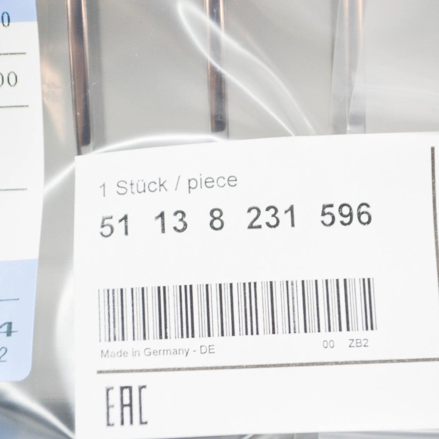 NEW BMW E38 FRONT RADIATOR KIDNEY CHROME GRILLE RIGHT 8231596 51138231596