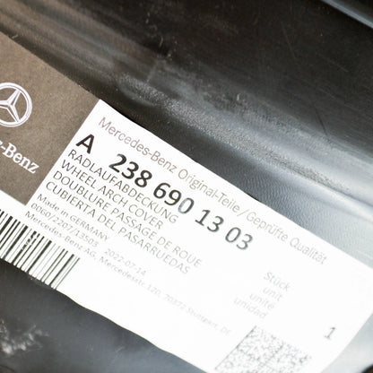 NEW MB E C238 FRONT LEFT WHEEL HOUSING LINER FRONT PART A2386901303 ORIGINAL