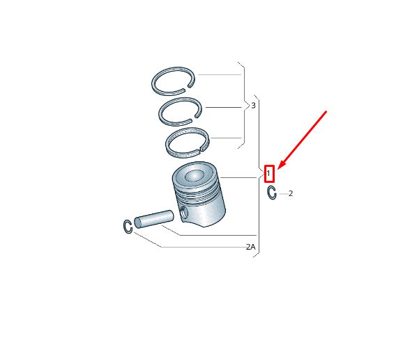 new audi a6 avant c6 engine piston 07l107065k original