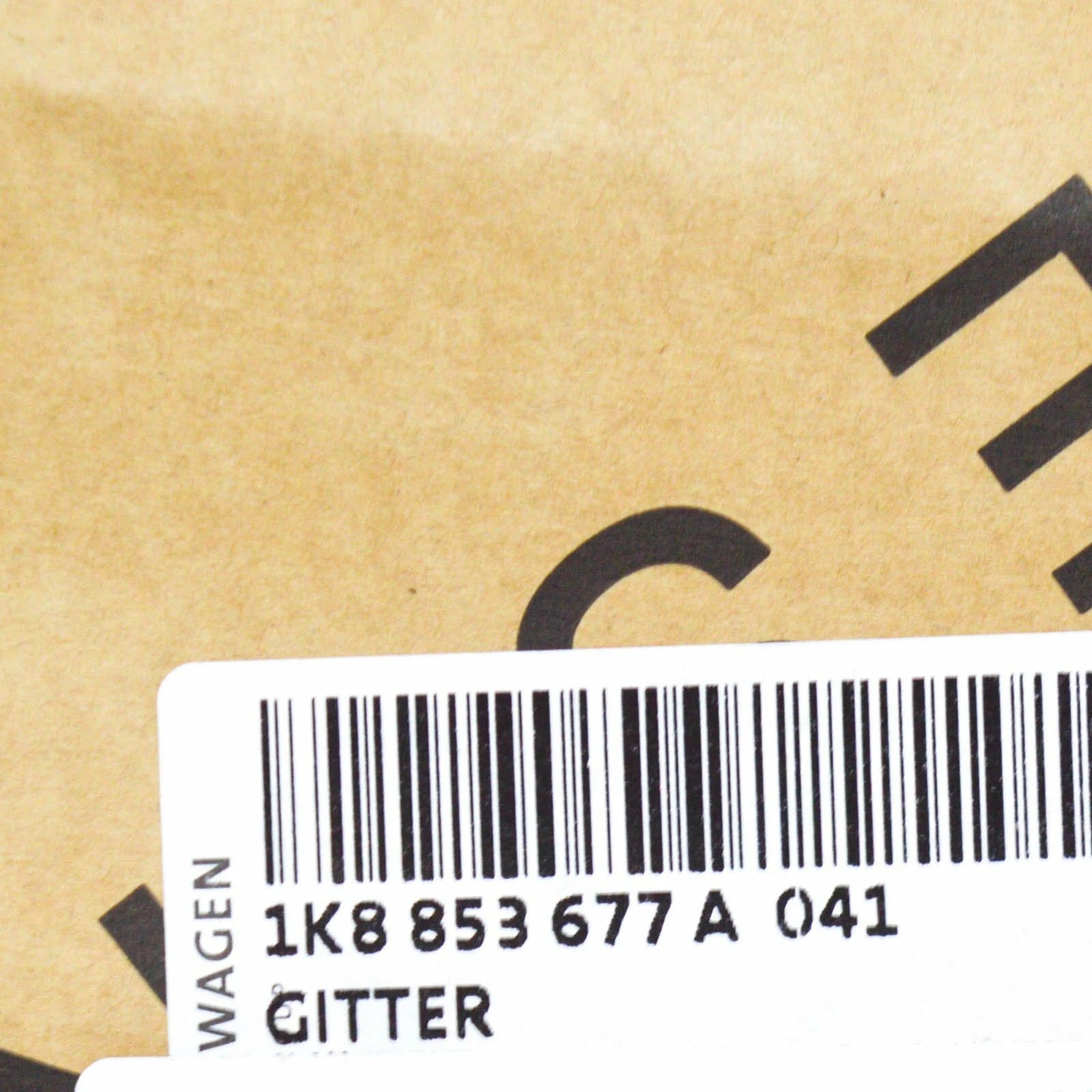 NEW VOLKSWAGEN SCIROCCO 137 FRONT BUMPER LOWER GRILLE 1K8853677A041