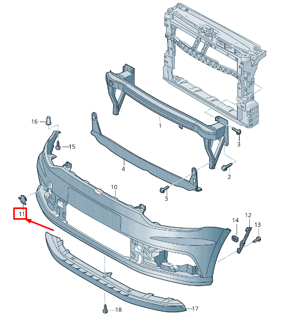 new vw ameo front bumper towing eye cover 6rw807241gru 6rw807241 gru original