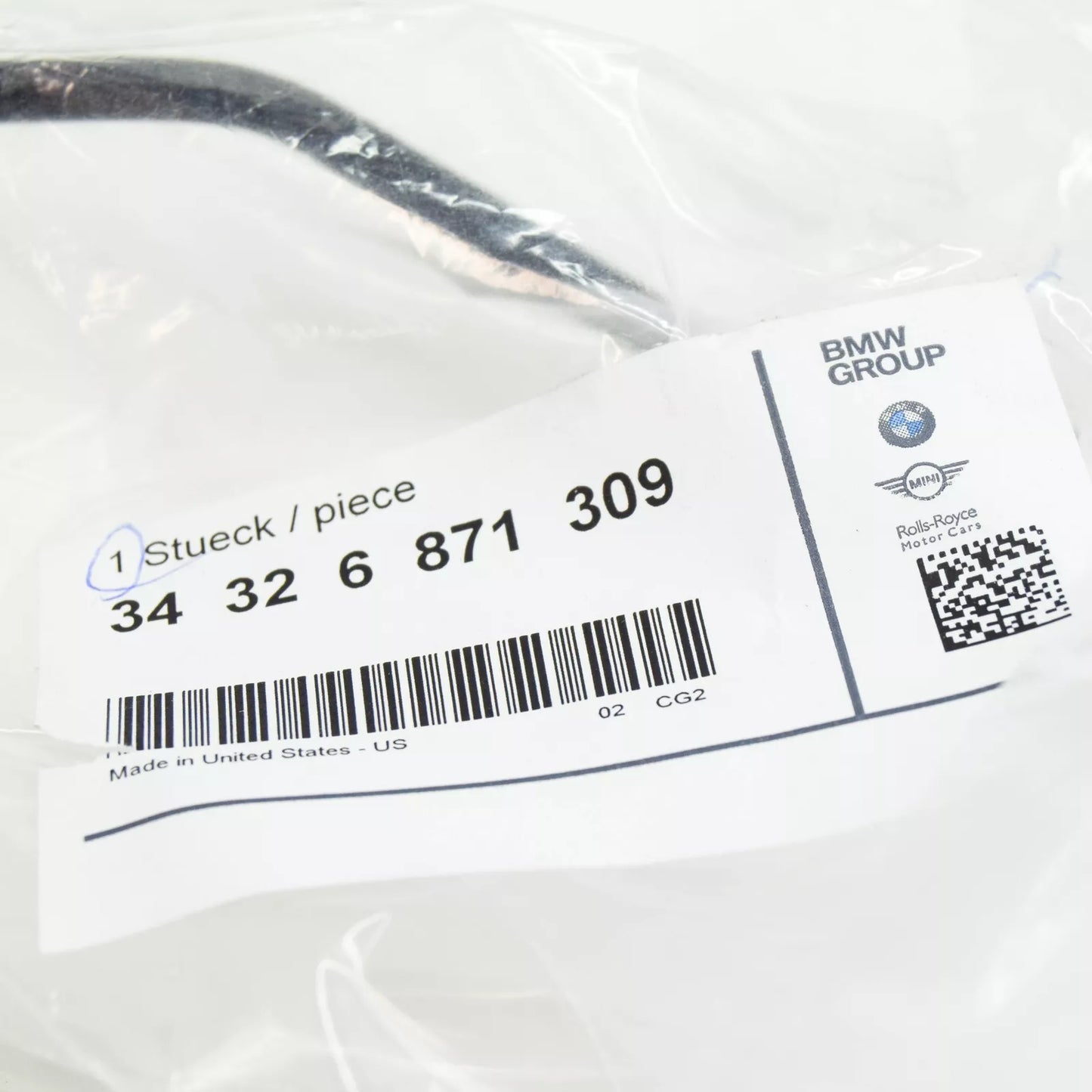 NEW BMW X6G06 PIPE-INTEGRATED BRAKE SYSTEM 6871309 34326871309 ORIGINAL