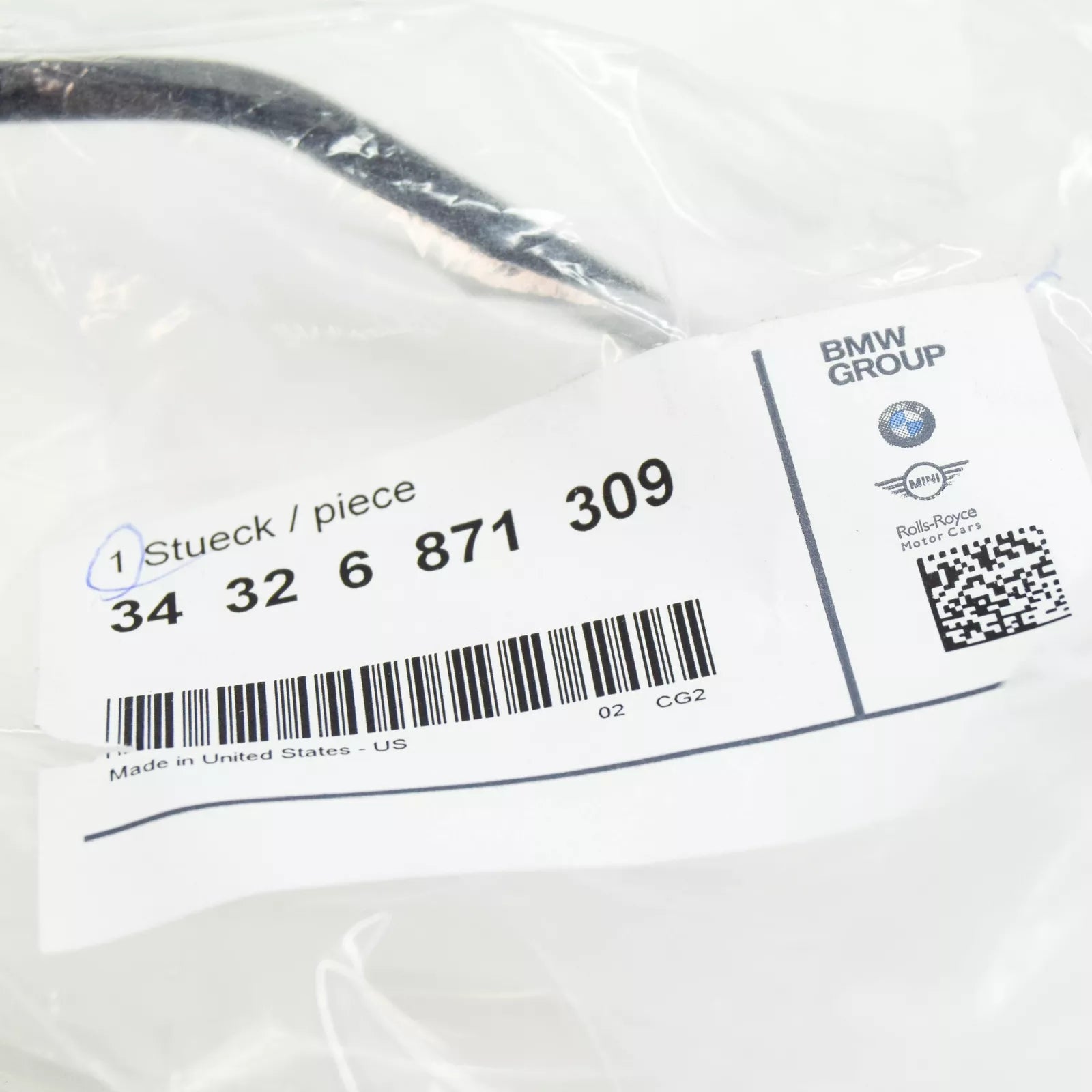 NEW BMW X6G06 PIPE-INTEGRATED BRAKE SYSTEM 6871309 34326871309 ORIGINAL