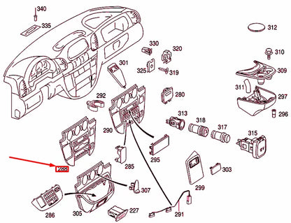 NEW MERCEDES-BENZ SPRINTER 903 INSTRUMENT PANEL COVER A9016801807 ORIGINAL