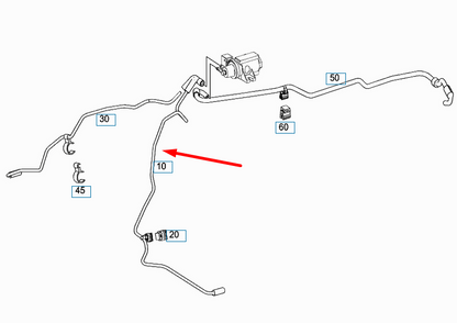 NEW MERCEDES-BENZ E-CLASS W212 AIR LINE A2780980789 ORIGINAL