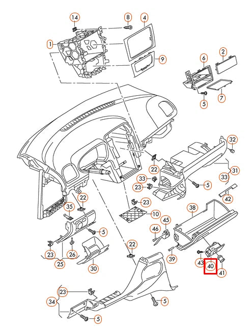 NEW VOLKSWAGEN GOLF MK6 GROVE BOX HANDLE 1K2857147E3Q7 2010 RHD ORIGINAL