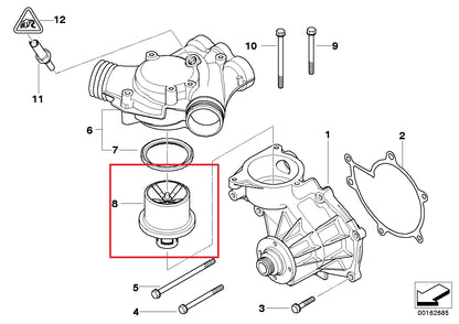 NEW BMW 5 E39 M5 5.0I 230KW THERMOSTAT 11537835558 2002 ORIGINAL