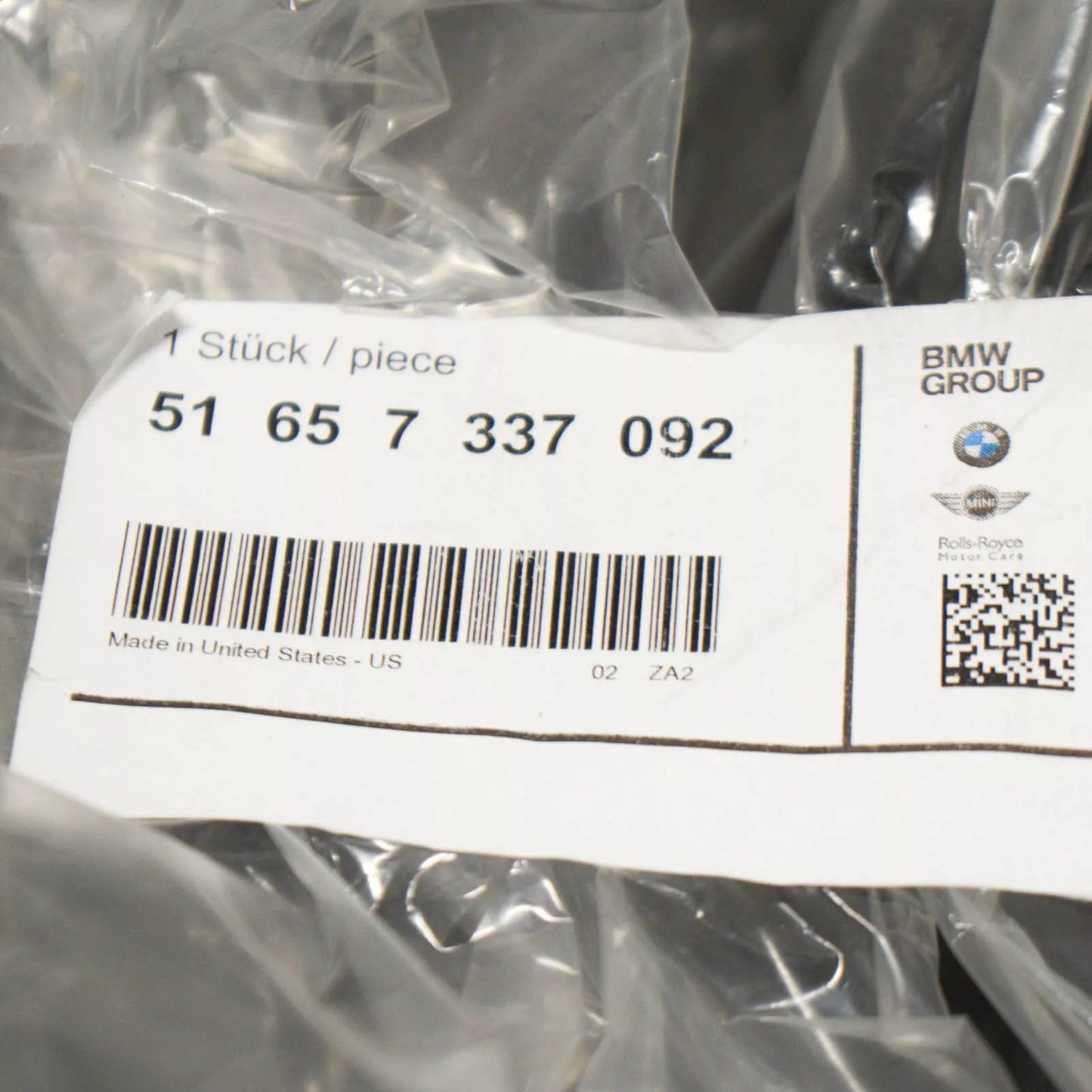 NEW BMW X5 F15 FRONT RIGHT SIDE PANEL REINFORCEMENT 51657337092 ORIGINAL